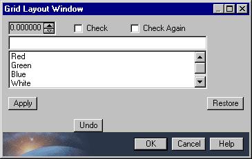 Arranging Dialog Objects Using a Grid