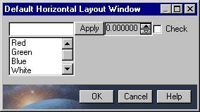 Arranging Dialog Objects Using Tabulations